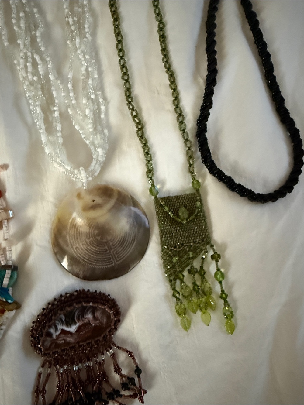 Assorted Women's Beaded and Shell Necklace Set - Multicolor - Picture 6 of 12